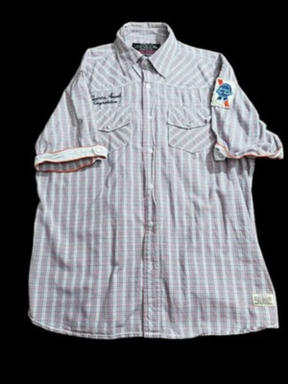 Vintage 2008 Barrel Racing Shirt | Red Snap Jean Co, PBR Patch